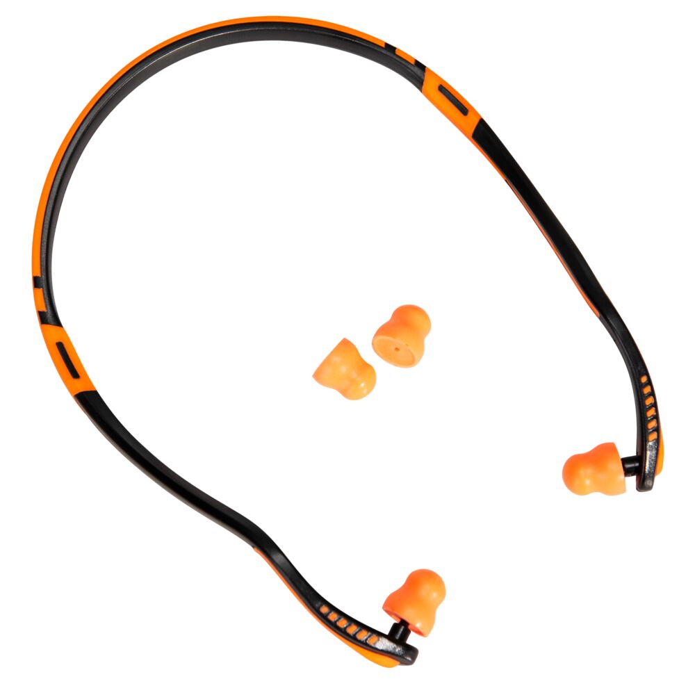 Portwest Easy Fit PU Ear Plugs Banded (2 Pairs)