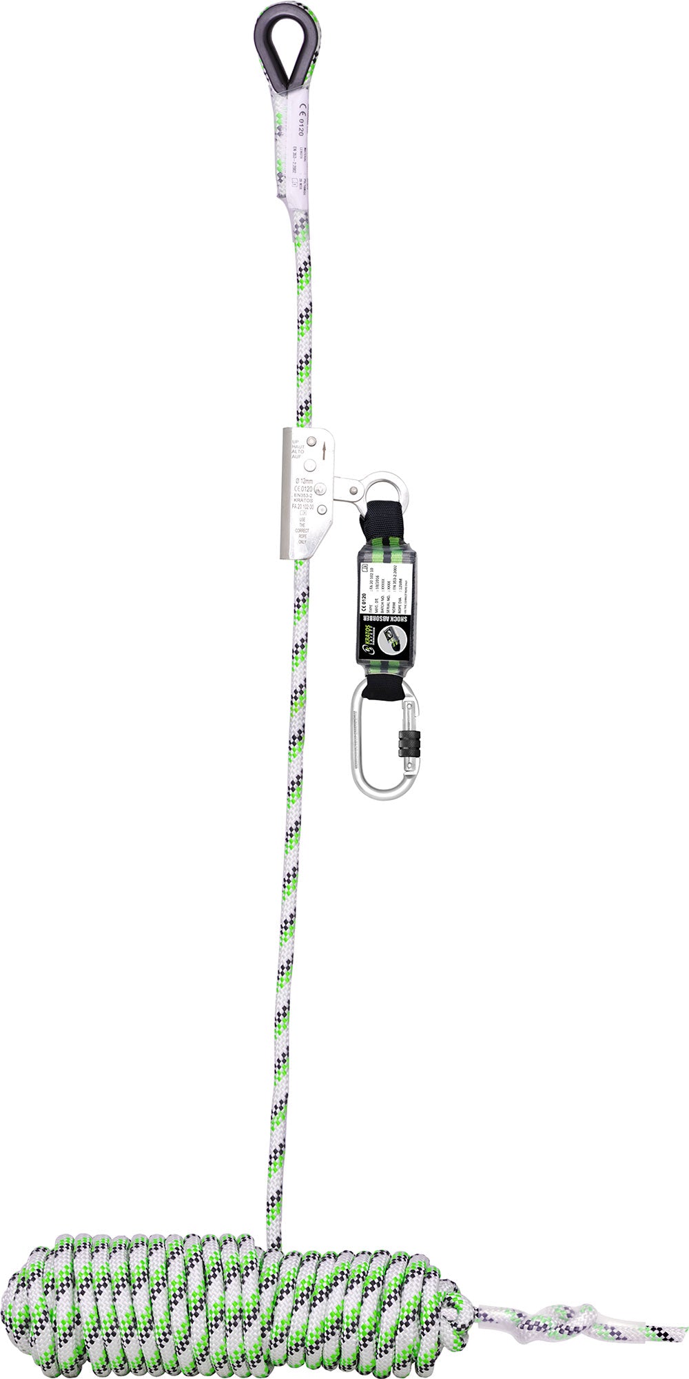 Beeswift Fall Arrester On Kernmantle Rope