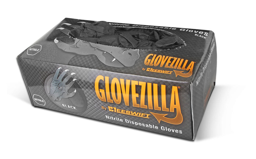 Beeswift Nitrile Disposable Gripper Glove Powder Free