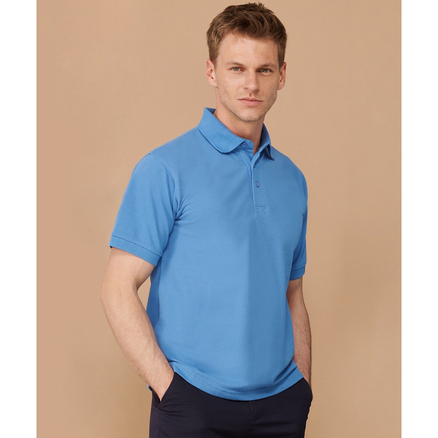 Henbury 65/35 Classic Piqué Polo Shirt - Fuchsia