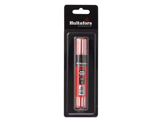 Hultafors Dry Marker Refill White (10) Blister Pack