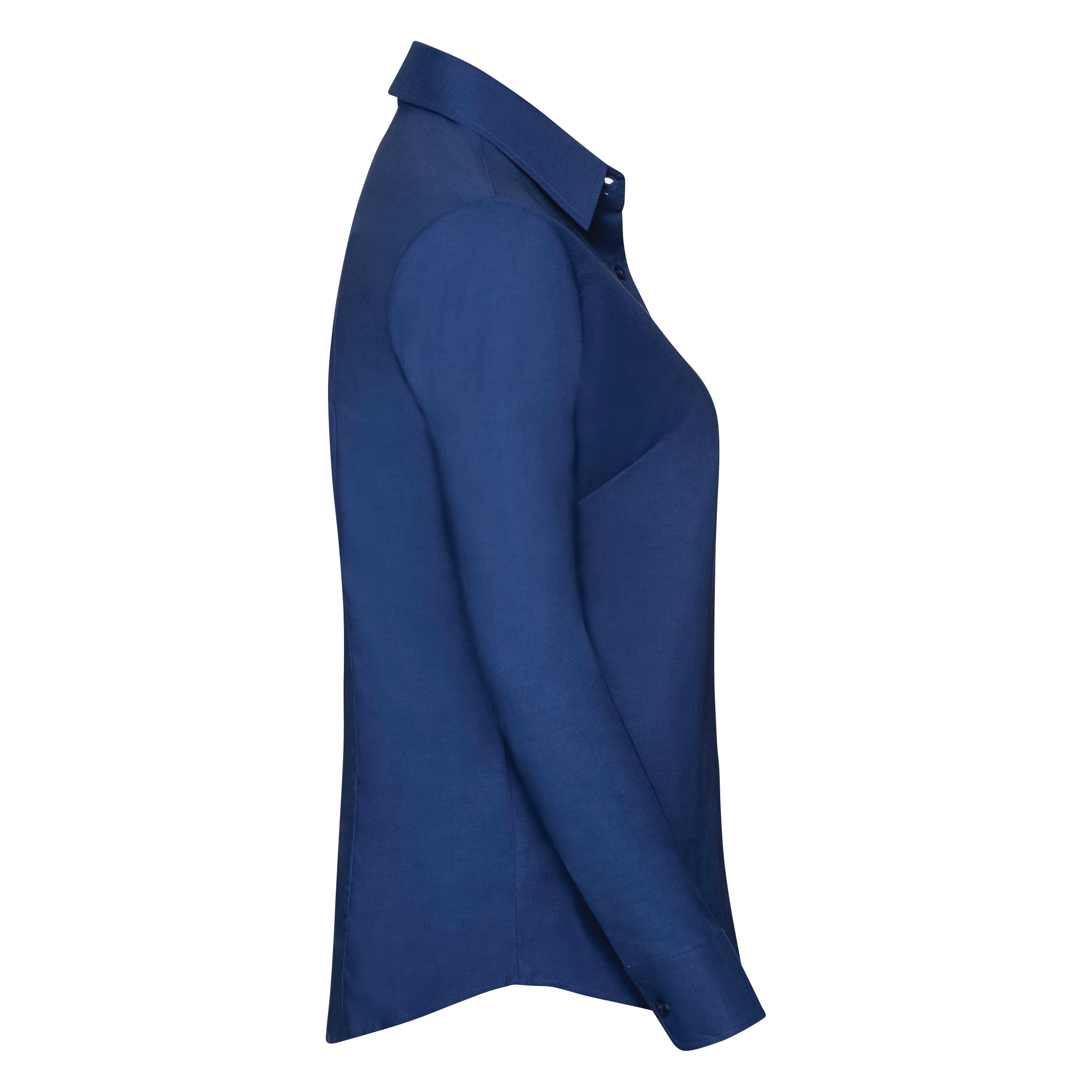 Russell Collection Women's Long Sleeve Easycare Oxford Shirt
