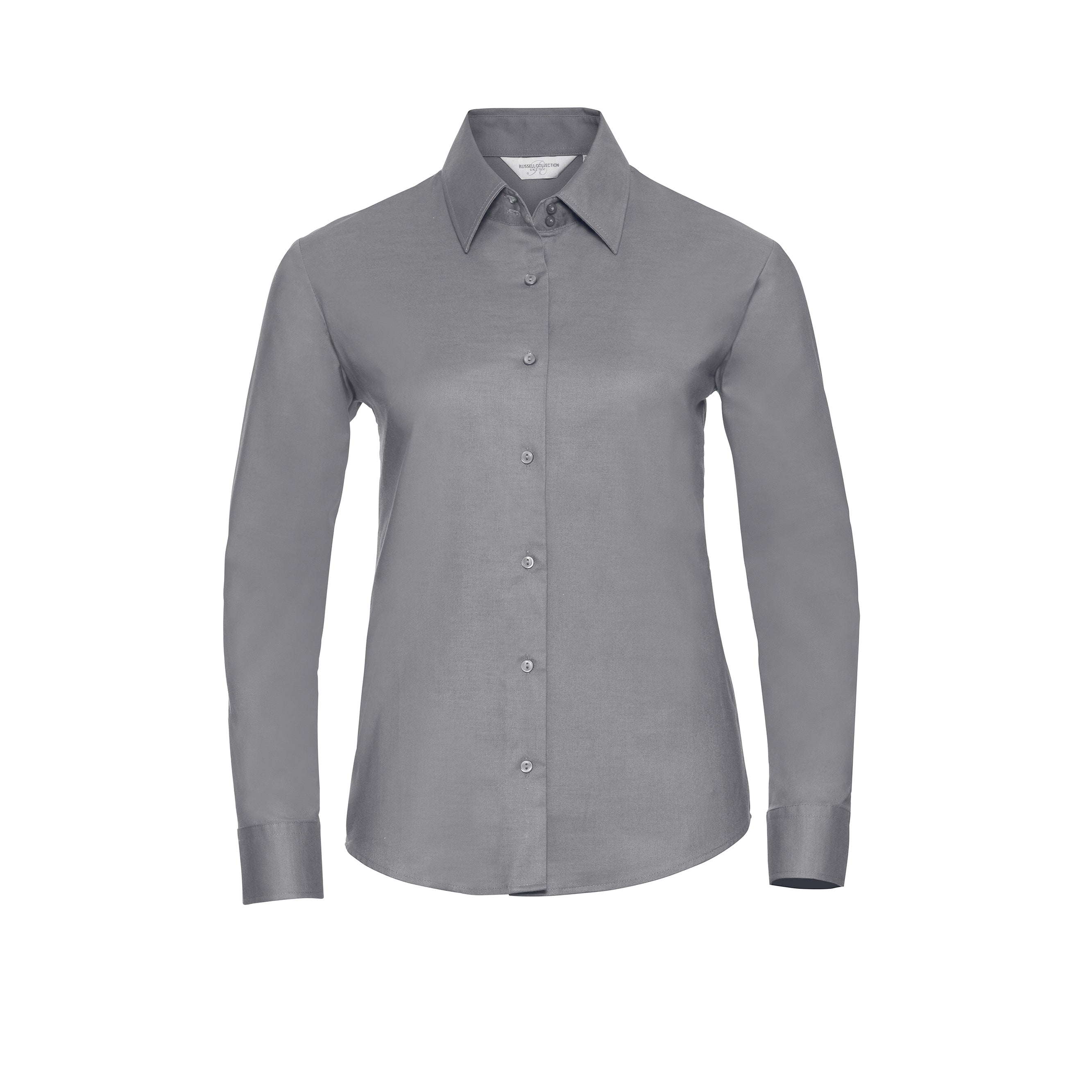 Russell Collection Women's Long Sleeve Easycare Oxford Shirt