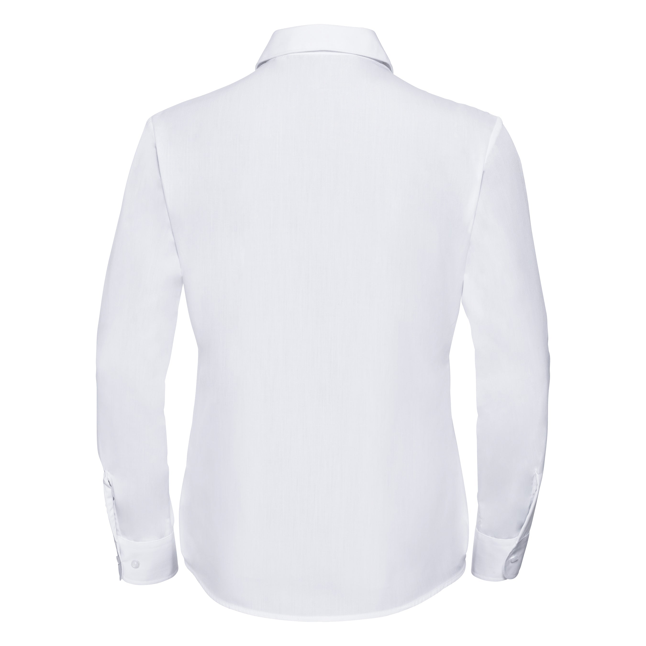 Russell Collection Women's Long Sleeve Polycotton Easycare Poplin Shirt