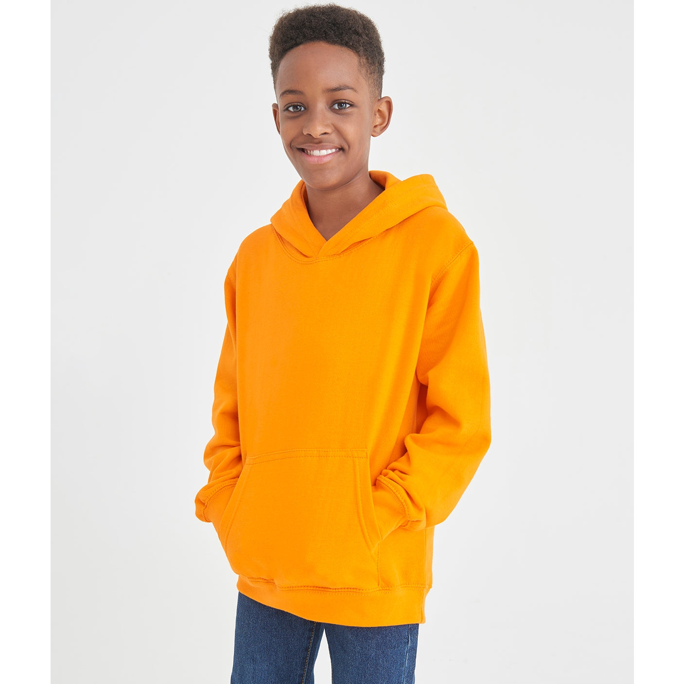 Awdis Just Hoods Kids Hoodie - Red Hot Chilli