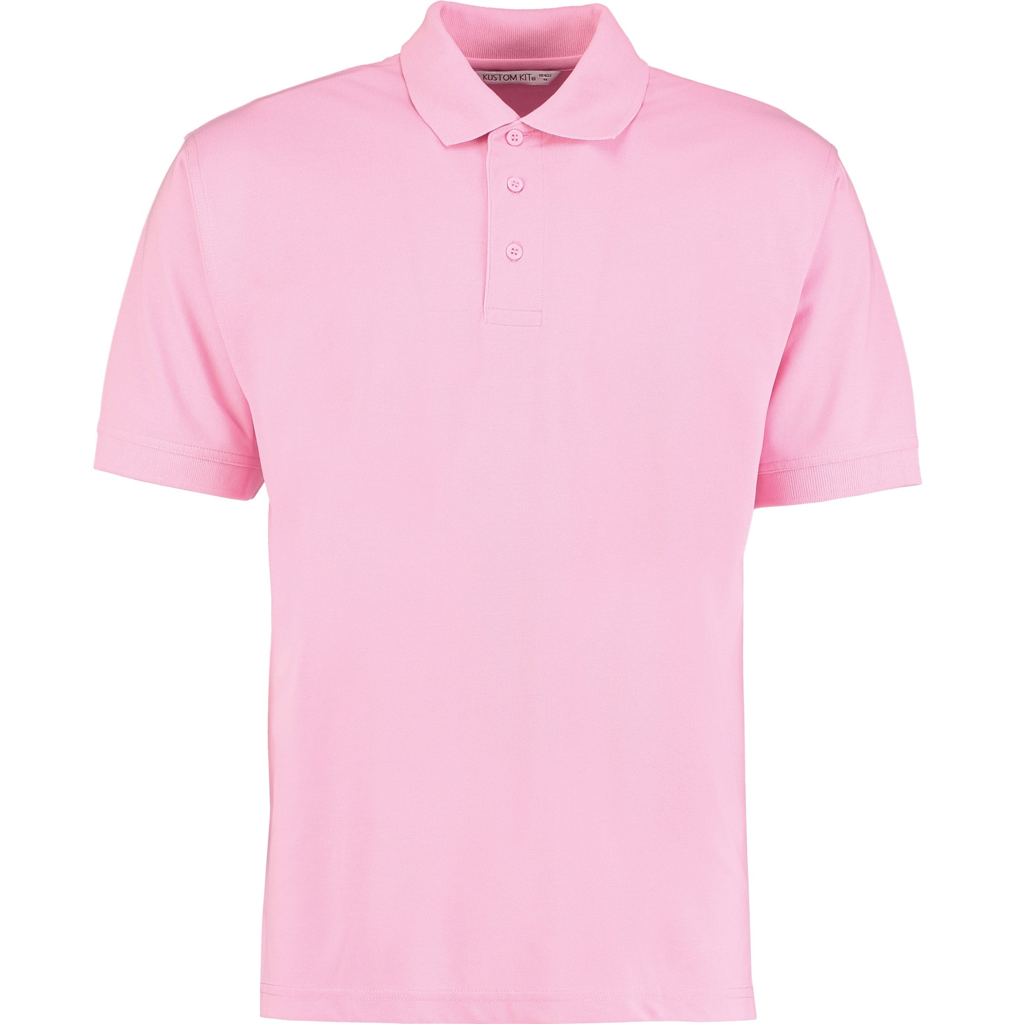 Kustom Kit Klassic Polo With Superwash® 60°C (Classic Fit) - Pink