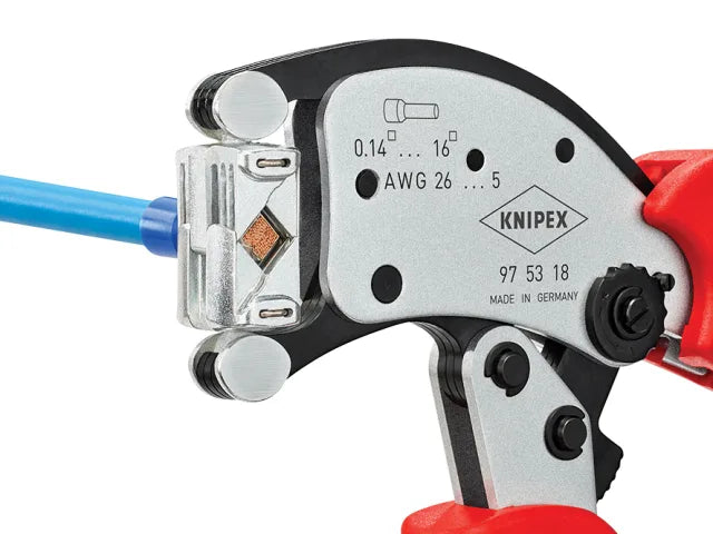 Knipex Twistor16® Self-Adjusting Crimping Pliers 200mm