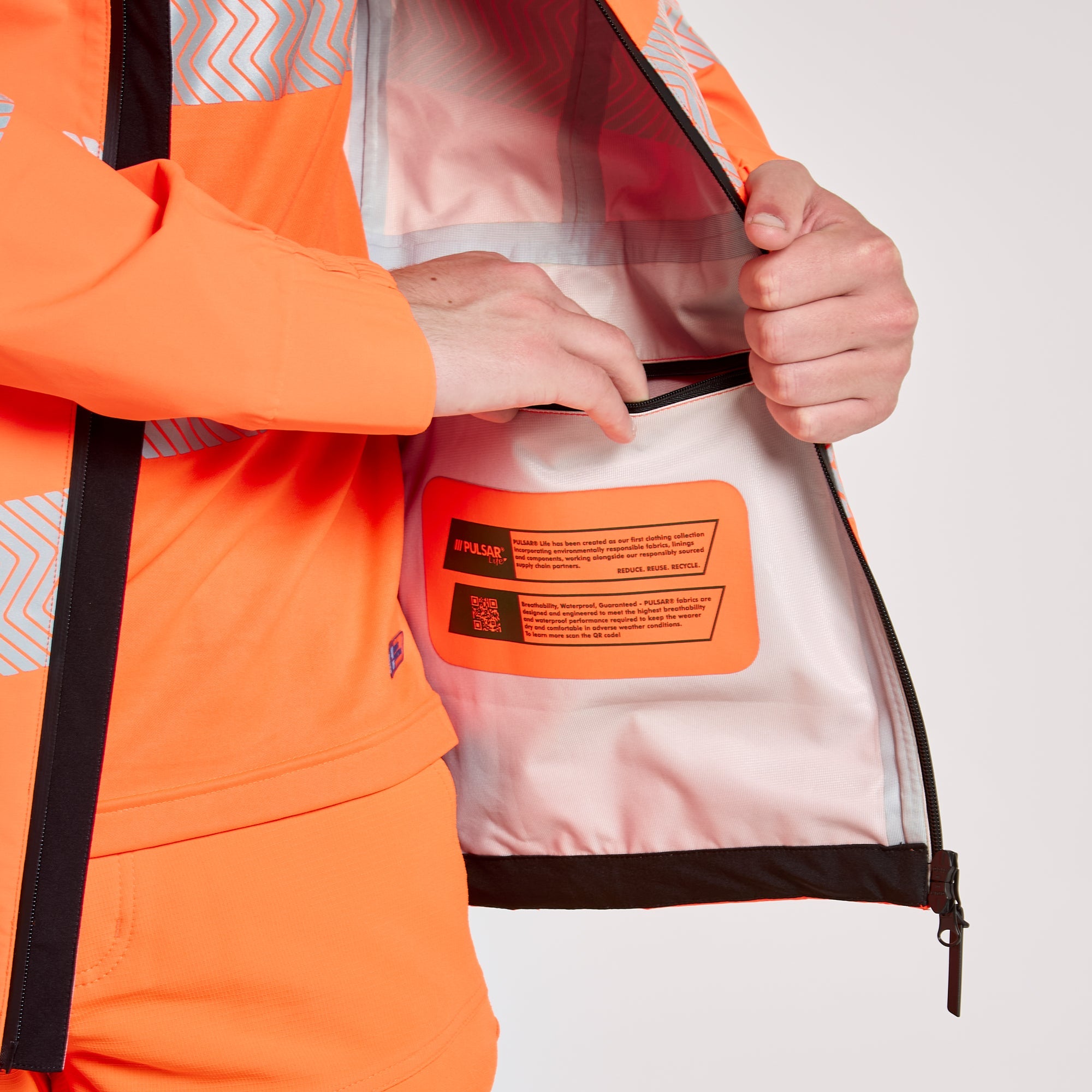 Pulsar Shell Jacket Orange