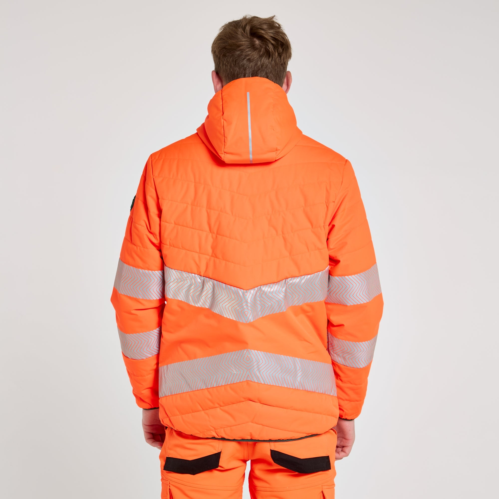 Pulsar Reversible Puffer Jacket Orange