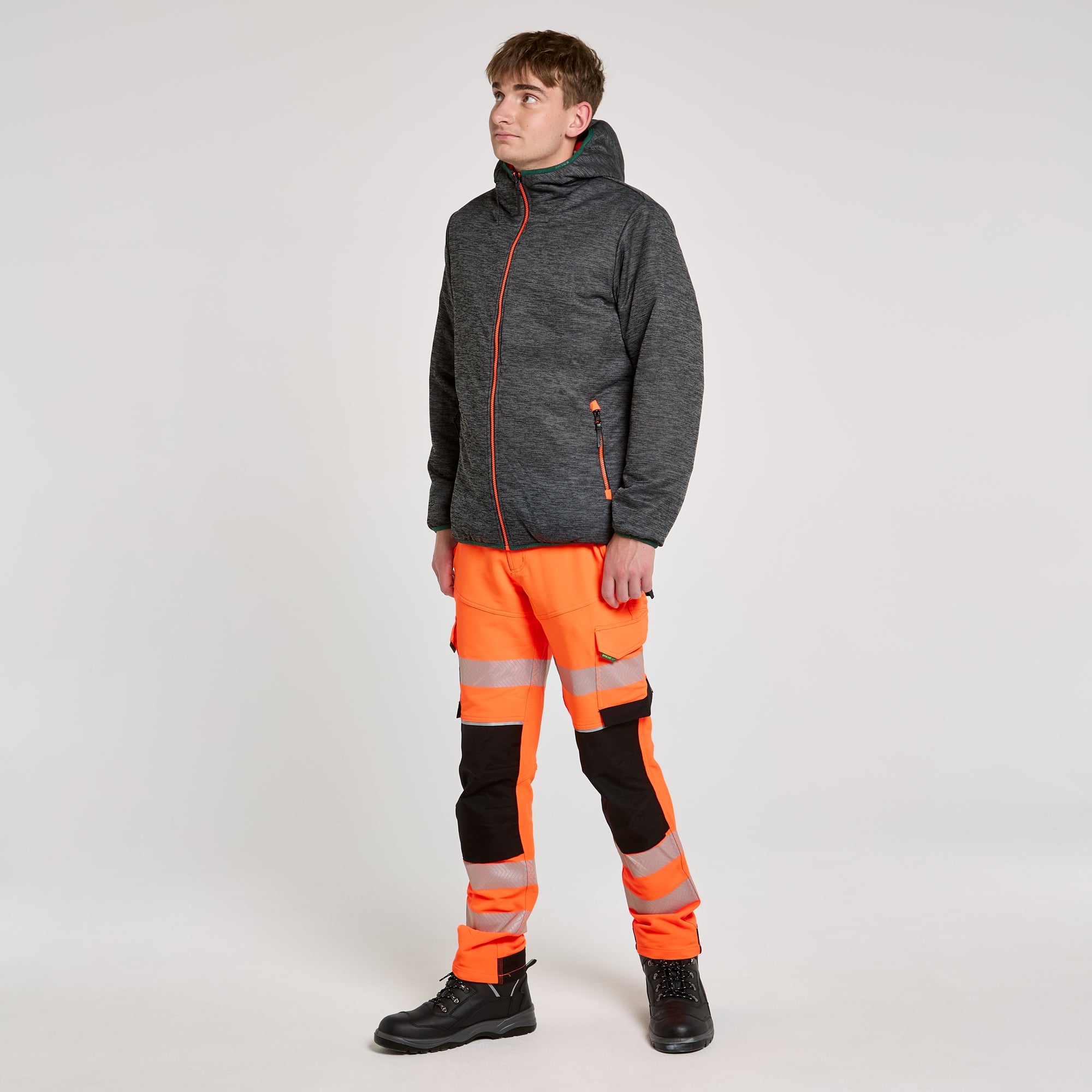 Pulsar Reversible Puffer Jacket Orange