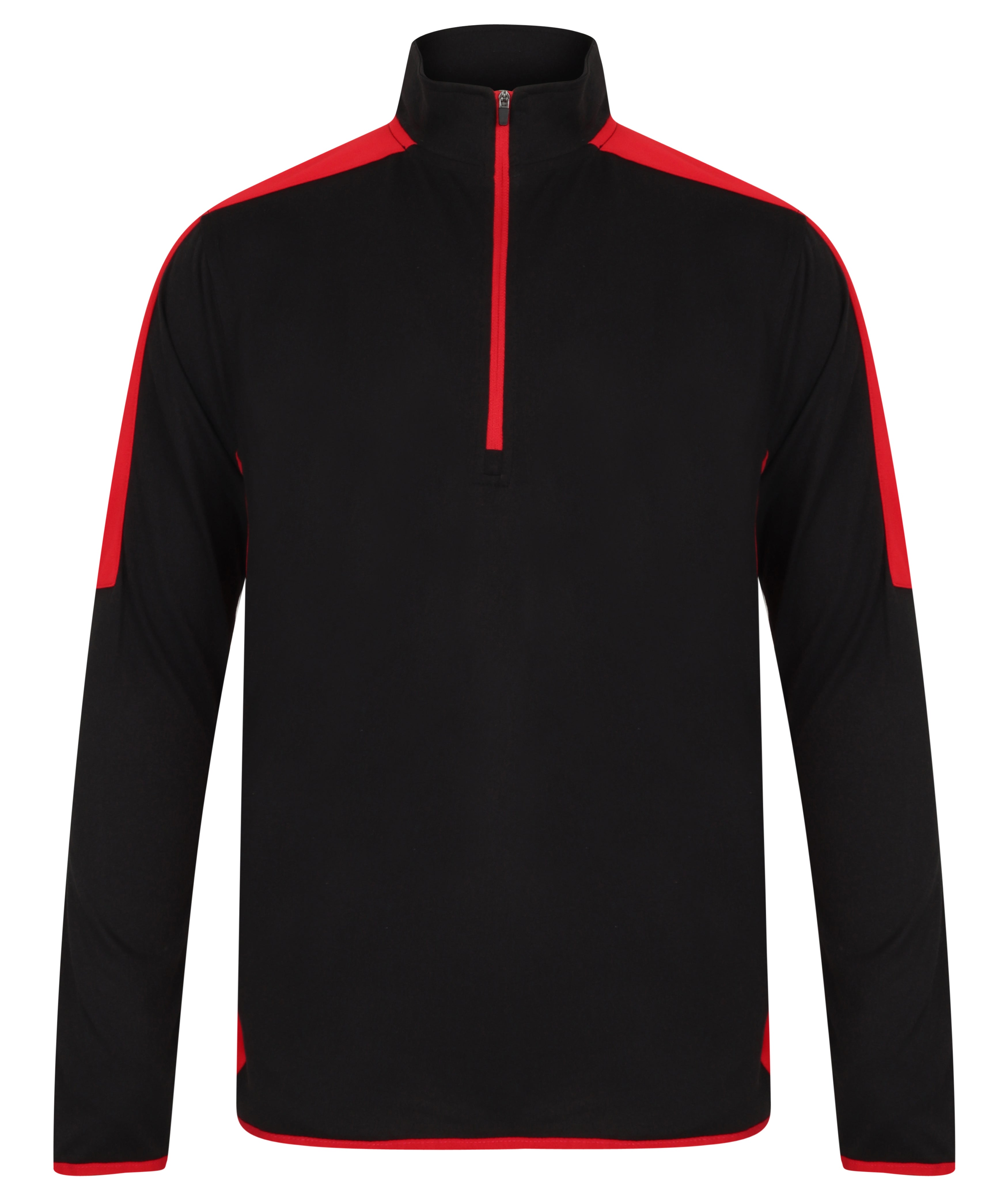 Finden & Hales ¼ Zip Mid-Layer With Contrast Panelling