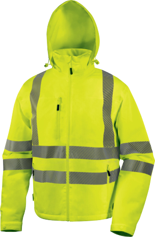 Delta Plus FLENHV Waterproof Winter Jacket – Insulated, Hi-Vis & Breathable