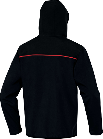 Delta Plus HORTEN2 LIGHT – Windproof Softshell with Fixed Hood & Reflective Tape