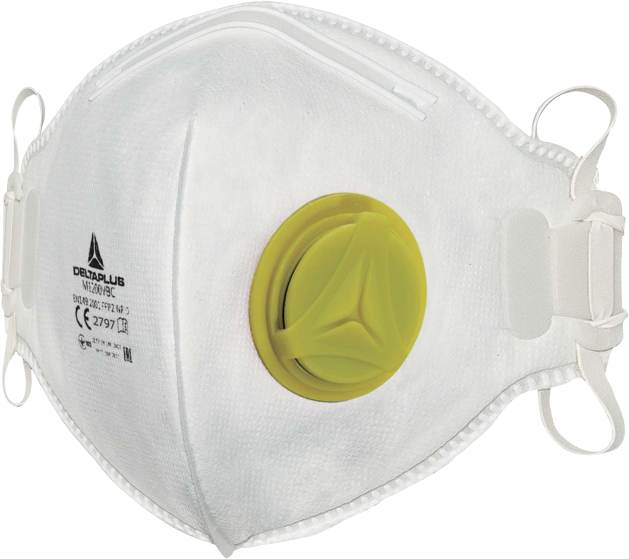 Delta Plus M1200VB – P2 Disposable Respirator Mask with Exhalation Valve