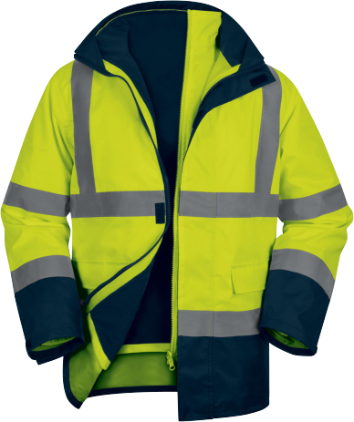 Delta Plus SPEED – Versatile 5-in-1 Waterproof High-Visibility Parka
