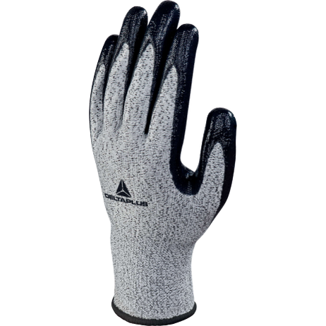 Delta Plus VENICUTB03 Cut-Resistant Nitrile-Coated Gloves – 3-Pair Pack