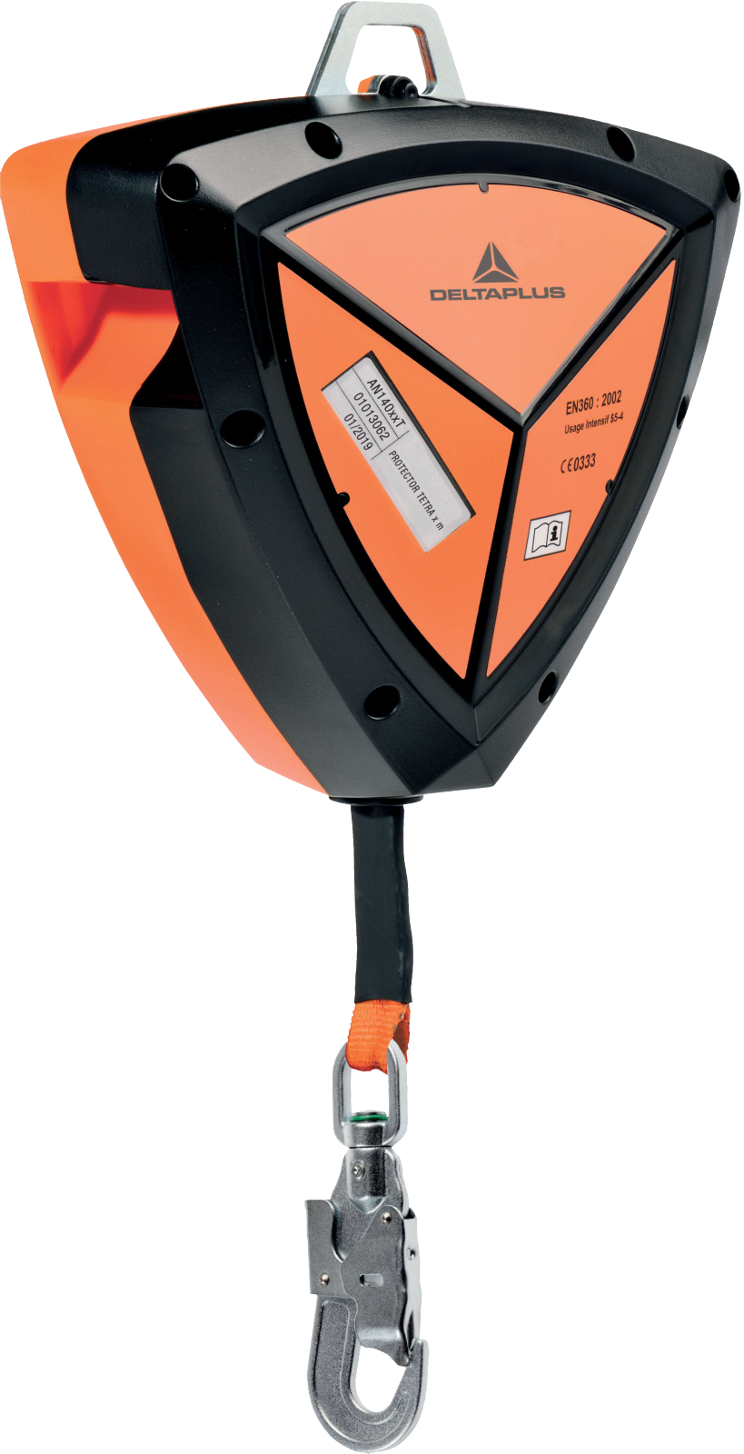 Delta Plus PROTECTOR TETRA AN14006T Self-Retractable Fall Arrester with Automatic Carabiners 6M