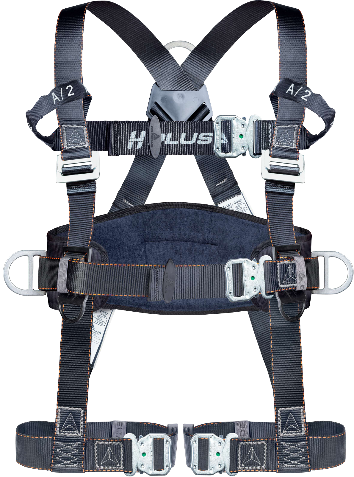 Delta Plus HAR24HA Ergonomic Fall Arrester Harness with Belt & Automatic Buckles