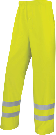 Delta Plus 900PANHV Outdoor High-Visibility Waterproof Rain Trousers
