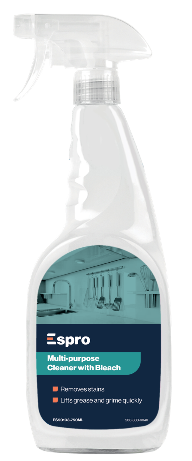 Espro 750ml Multi-Purpose Cleaner with Bleach Pack of 6 Tough Stain Remover