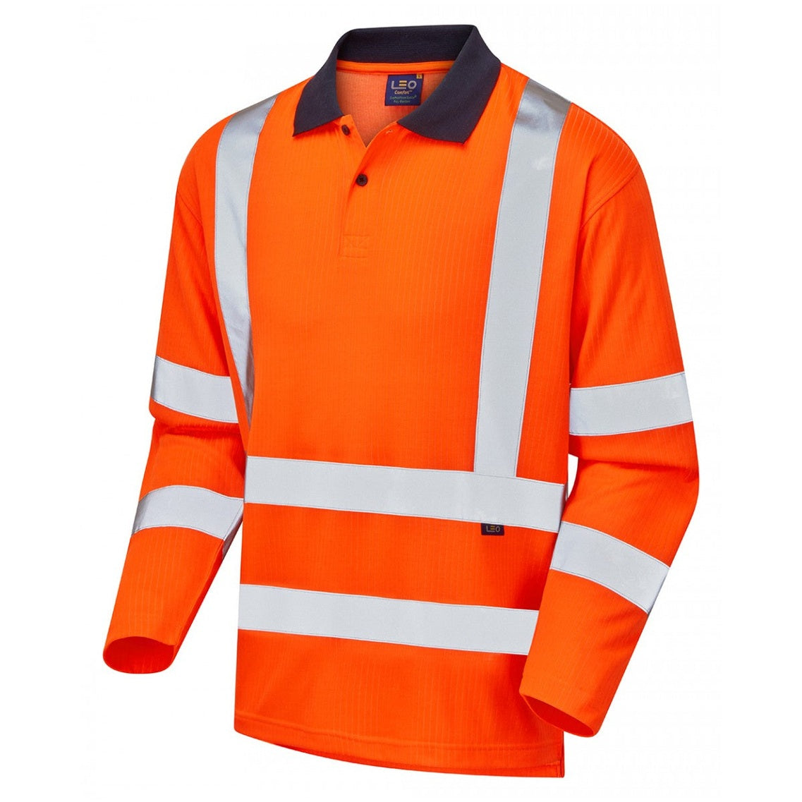 Leo Workwear SWIMBRIDGE Leo EcoViz Comfort Sleeved Polo Shirt