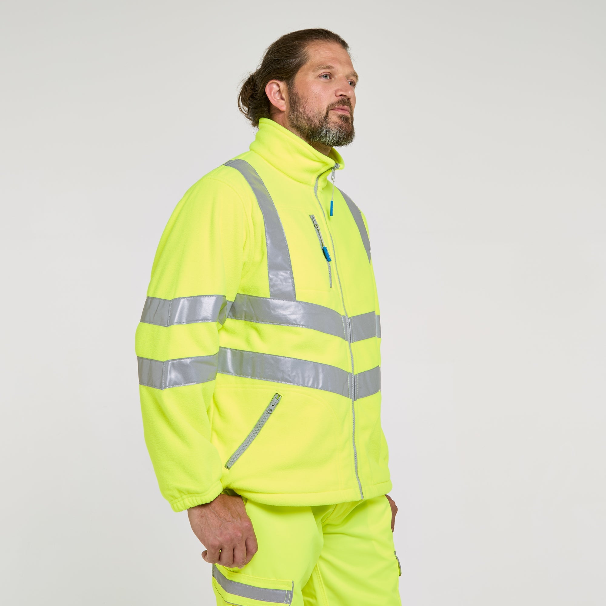 Pulsar Interactive Fleece Jacket Yellow - Recycled Content