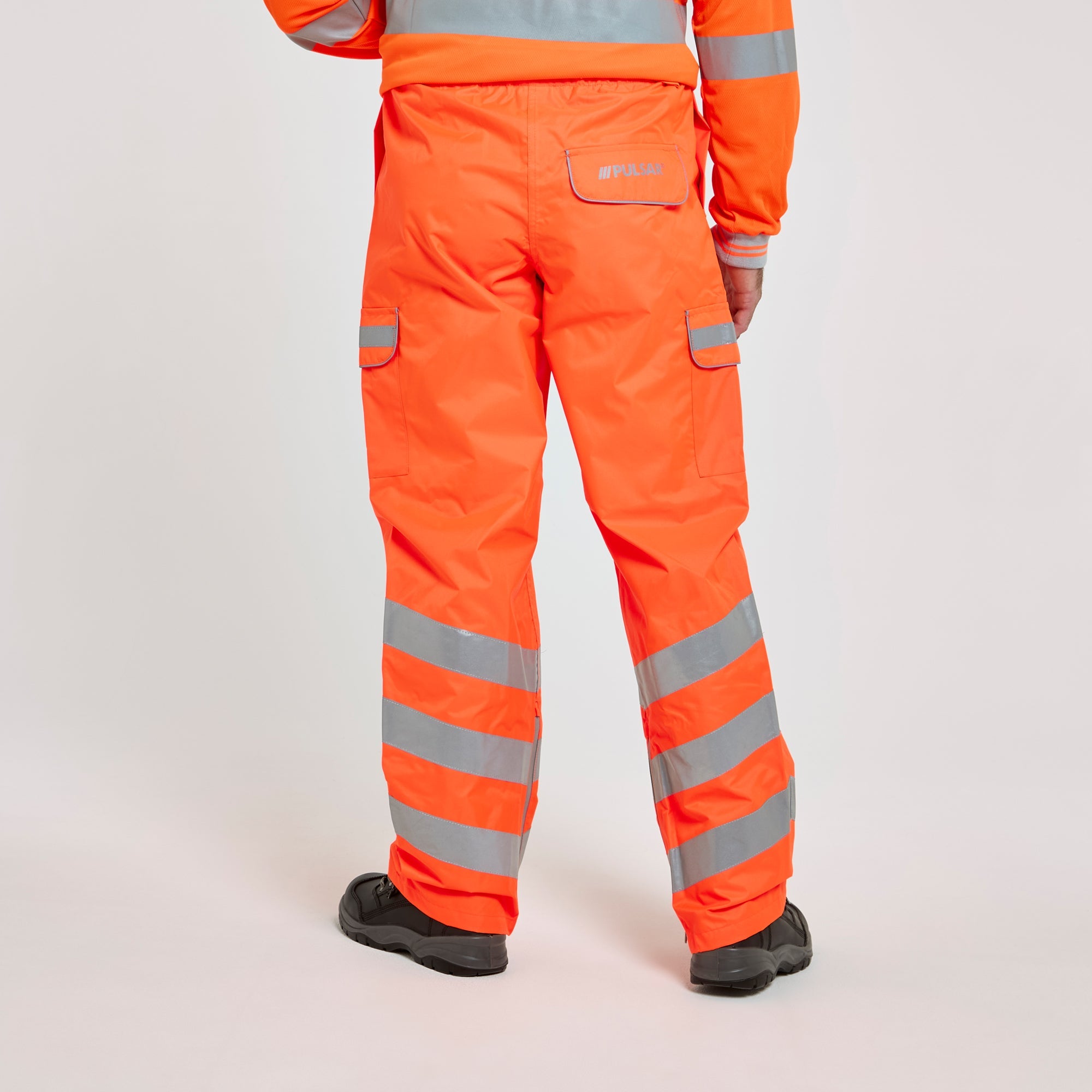 Pulsar Waterproof Overtrousers Orange - Recycled Content