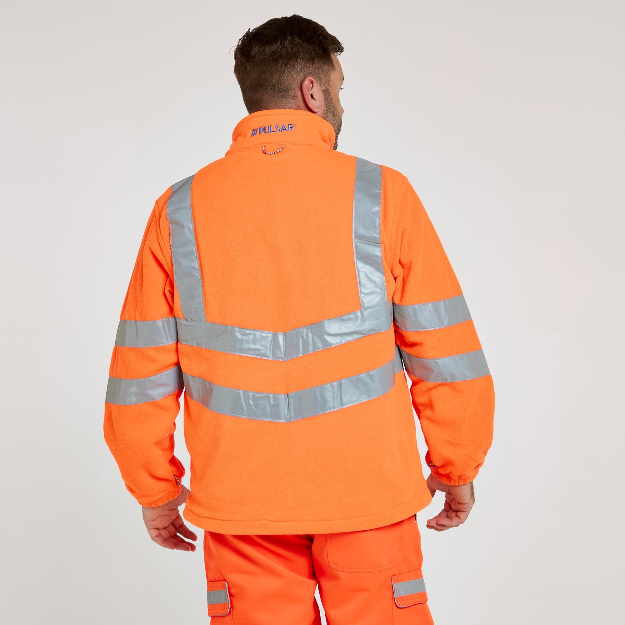 Pulsar Interactive Polar Fleece Jacket Orange Recycled Content