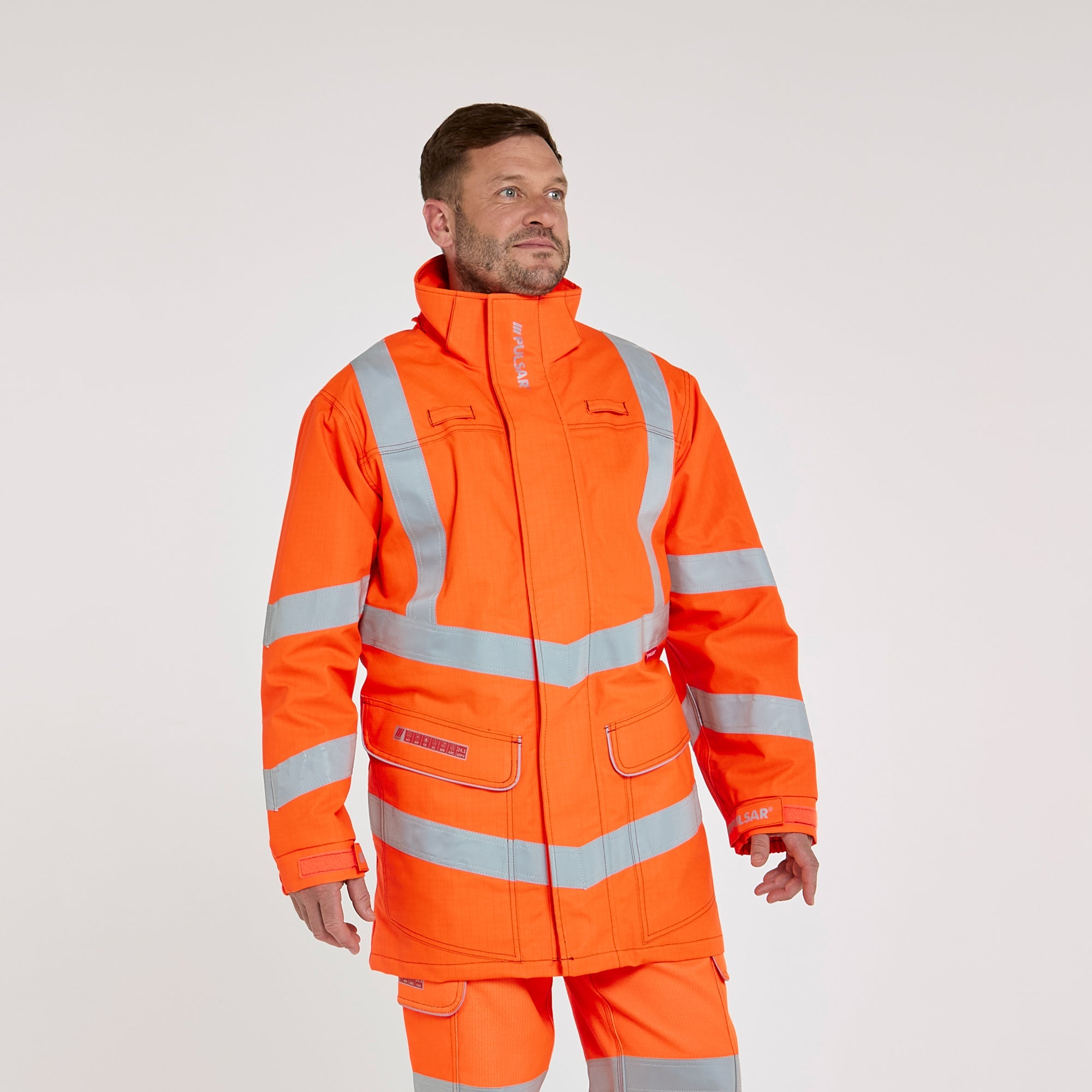 Pulsar Electric ARC Waterproof Storm Coat Orange