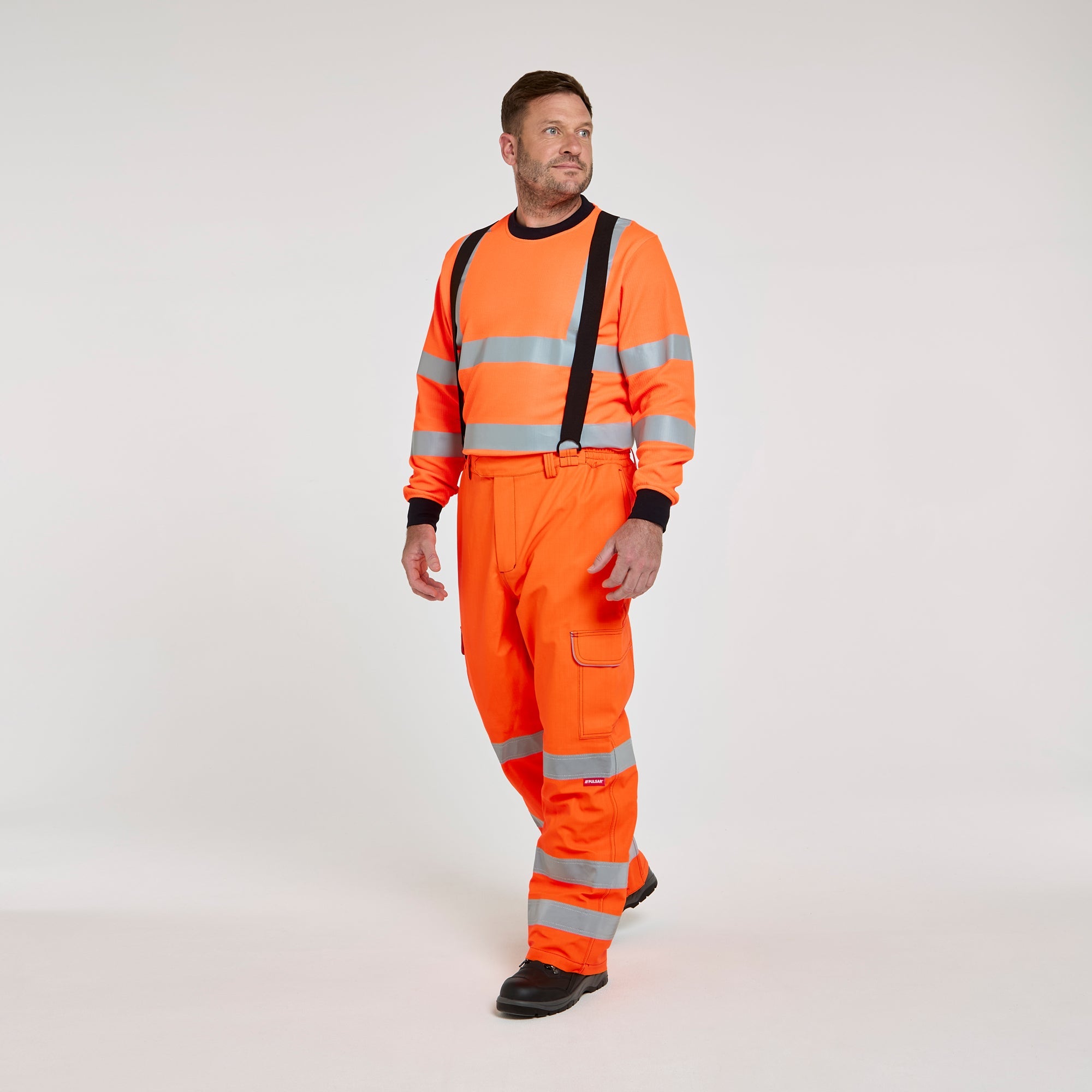 Pulsar Electric ARC Waterproof Salopettes Orange