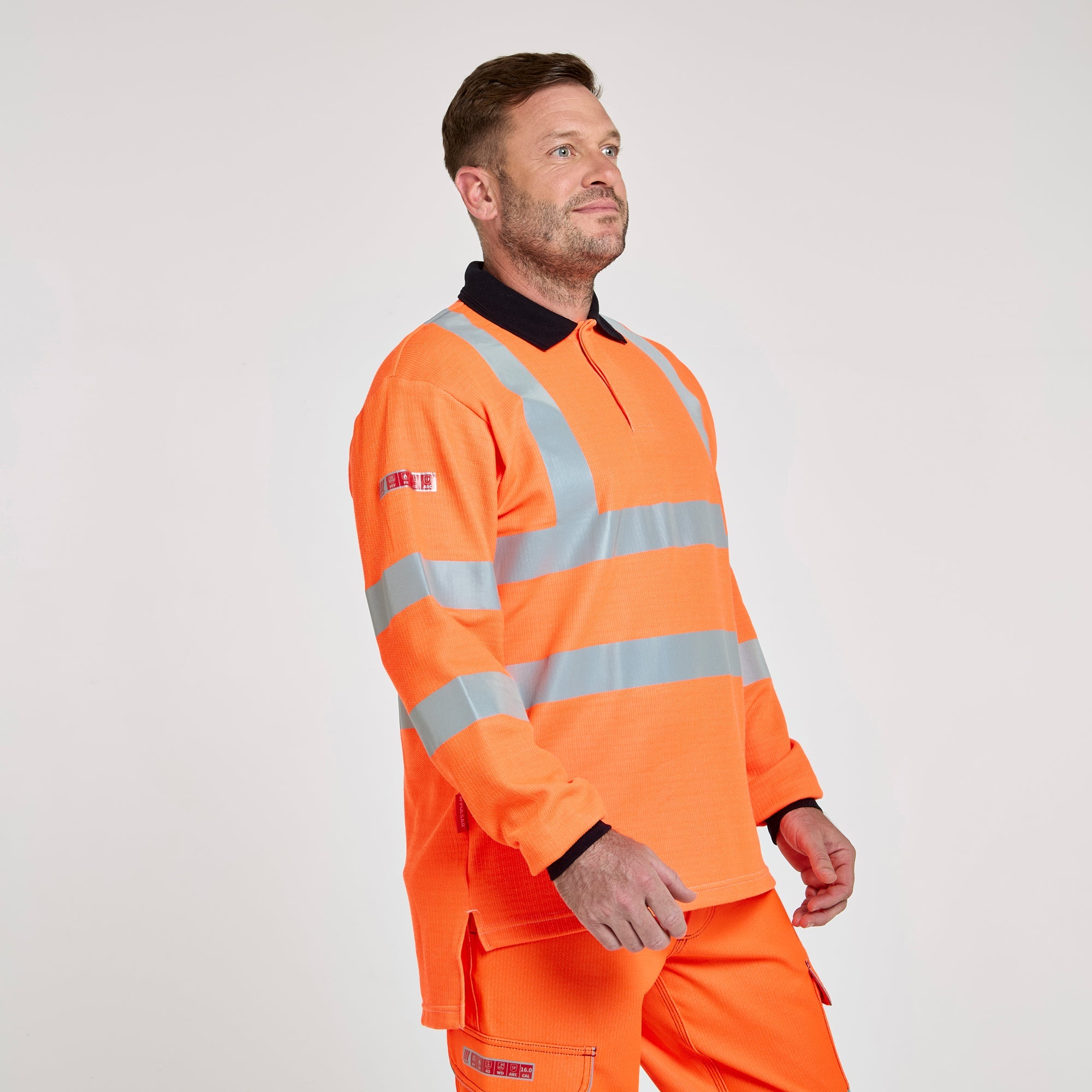 Pulsar Electric ARC Polo Shirt Orange