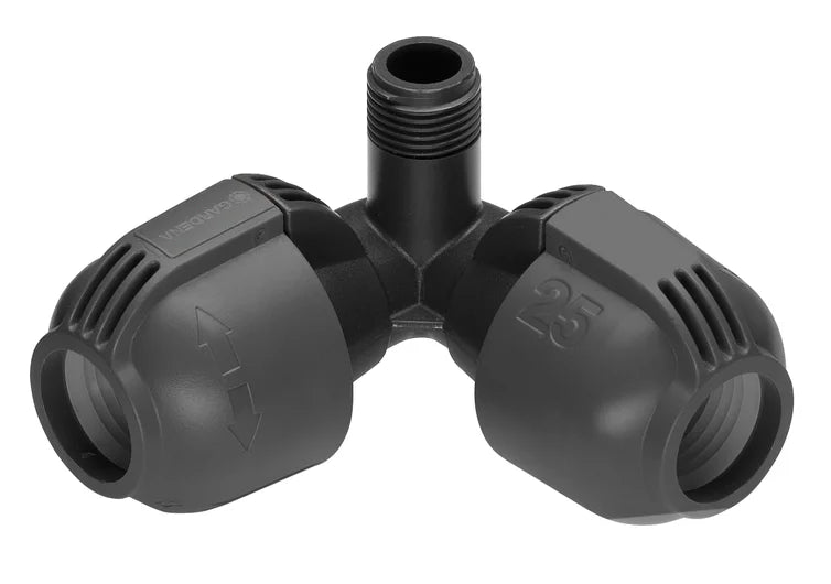 Gardena Angled L-piece 25mm x 1/2" male thr.