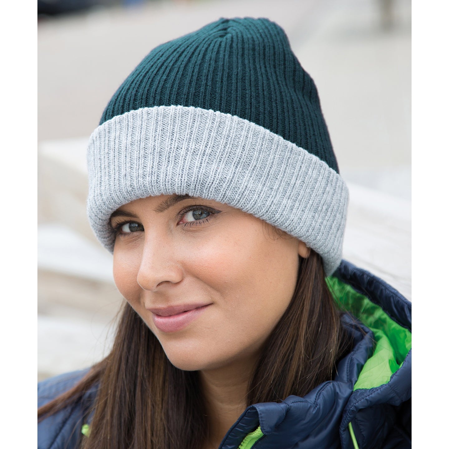 Result Winter Essentials Double-Layer Knitted Hat