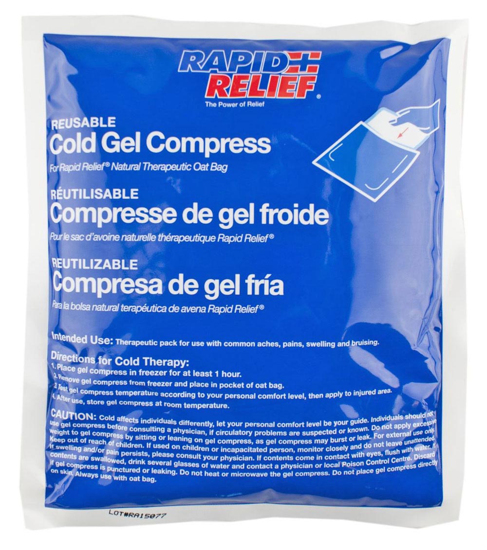 Beeswift Natural Therapeutic Oat Bag C/W Gel Pack (Square)
