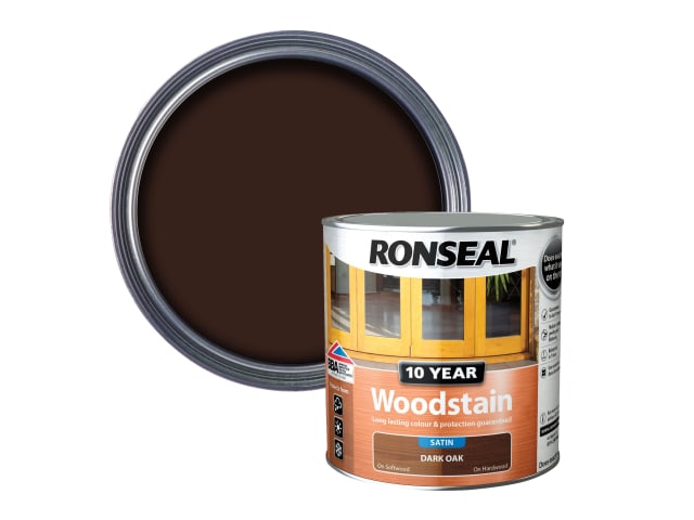 Ronseal 10 Year Woodstain Dark Oak 750ml
