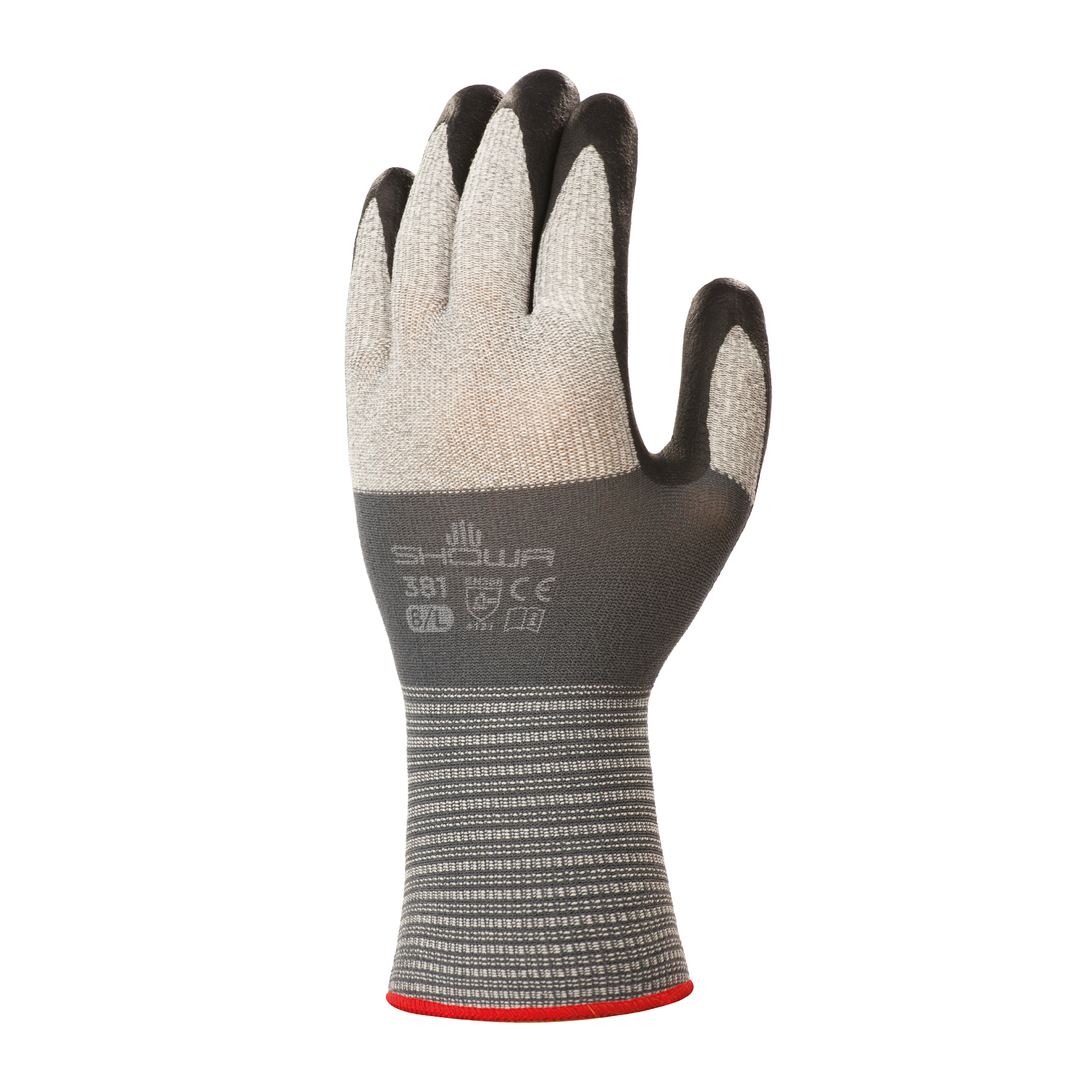 Showa MFT PRO 381 Nitrile Work Gloves – High Dexterity Grip Gloves (Size 9 / XL)