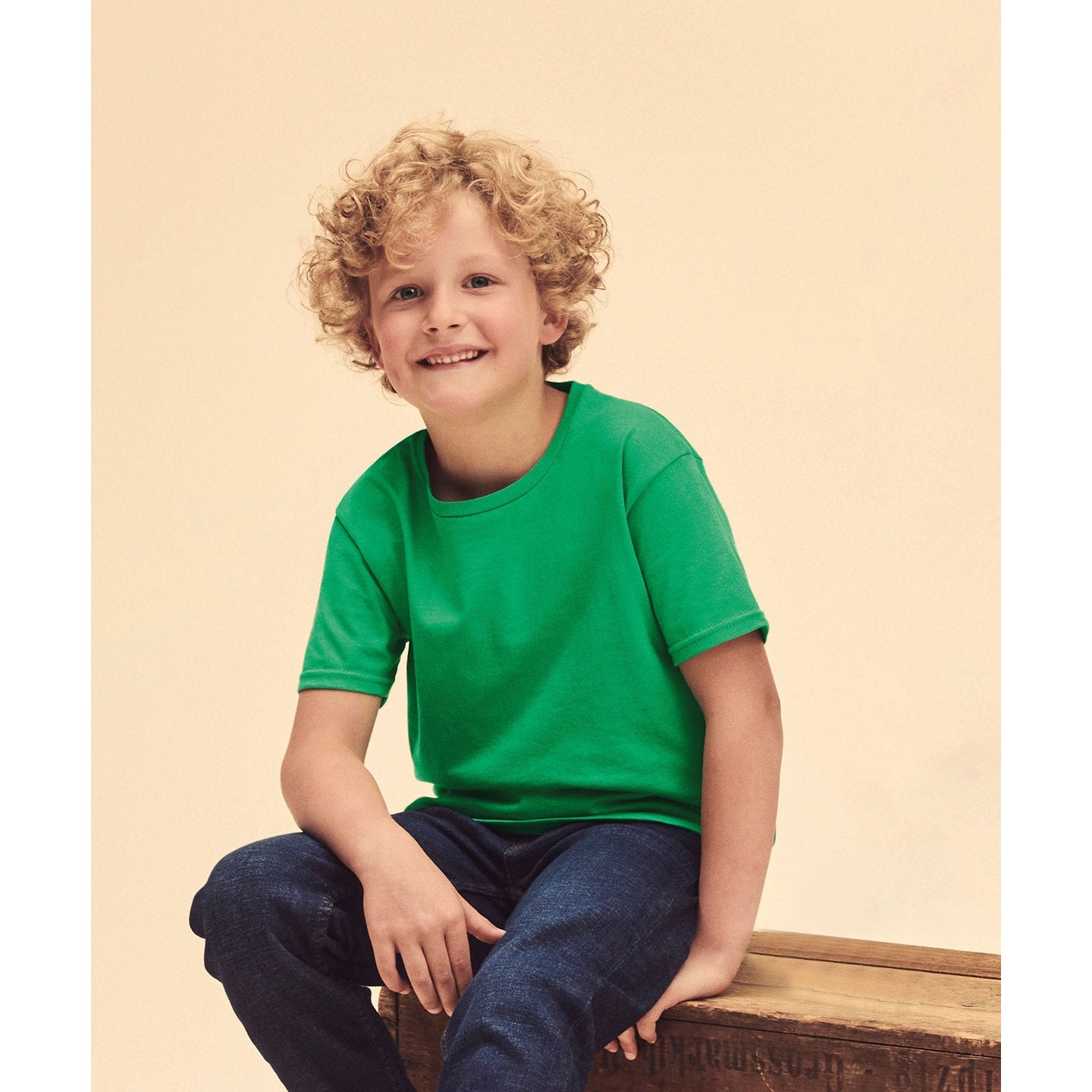 Fruit Of The Loom Kids Iconic 150 T - Kelly Green