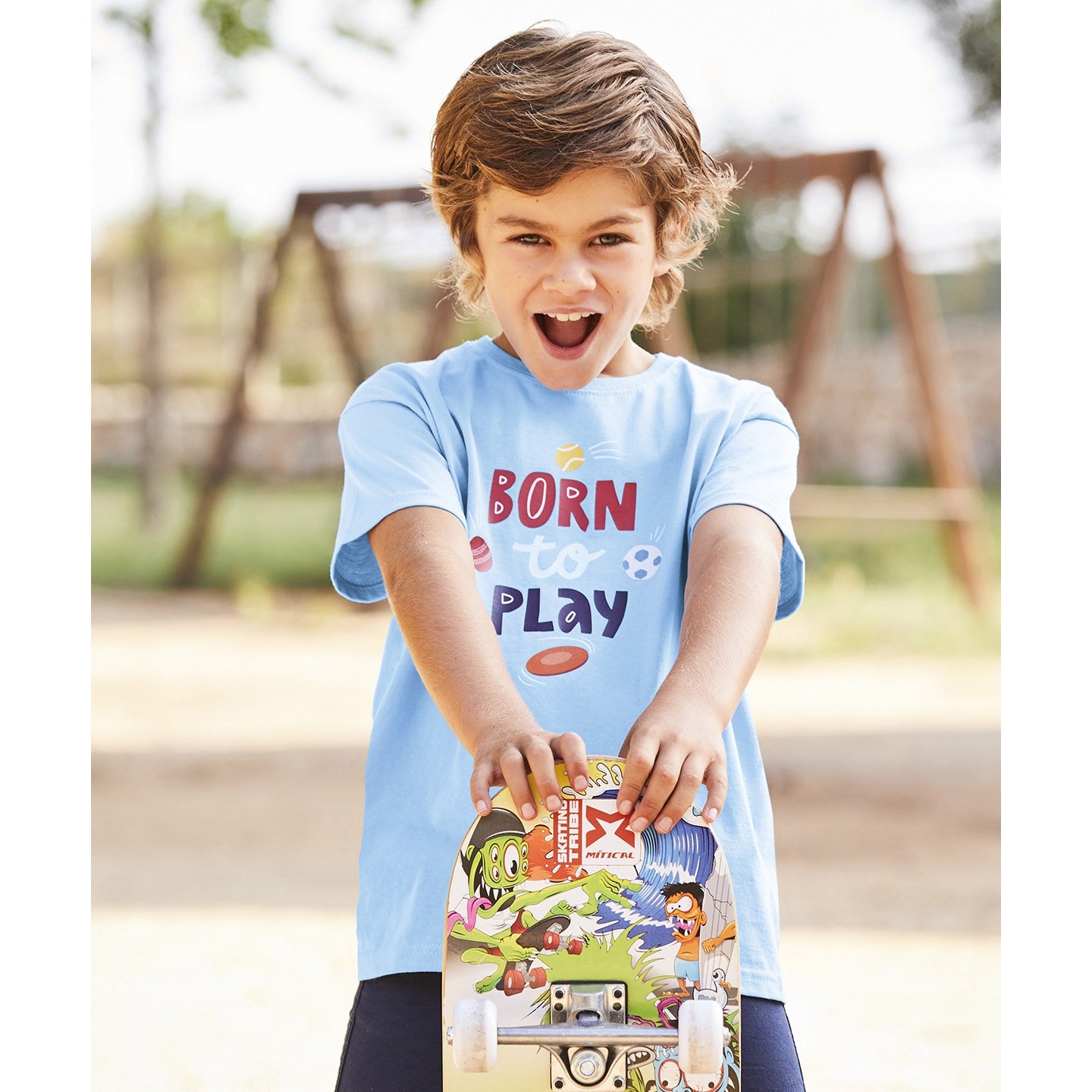Fruit Of The Loom Kids Valueweight T - Azure Blue