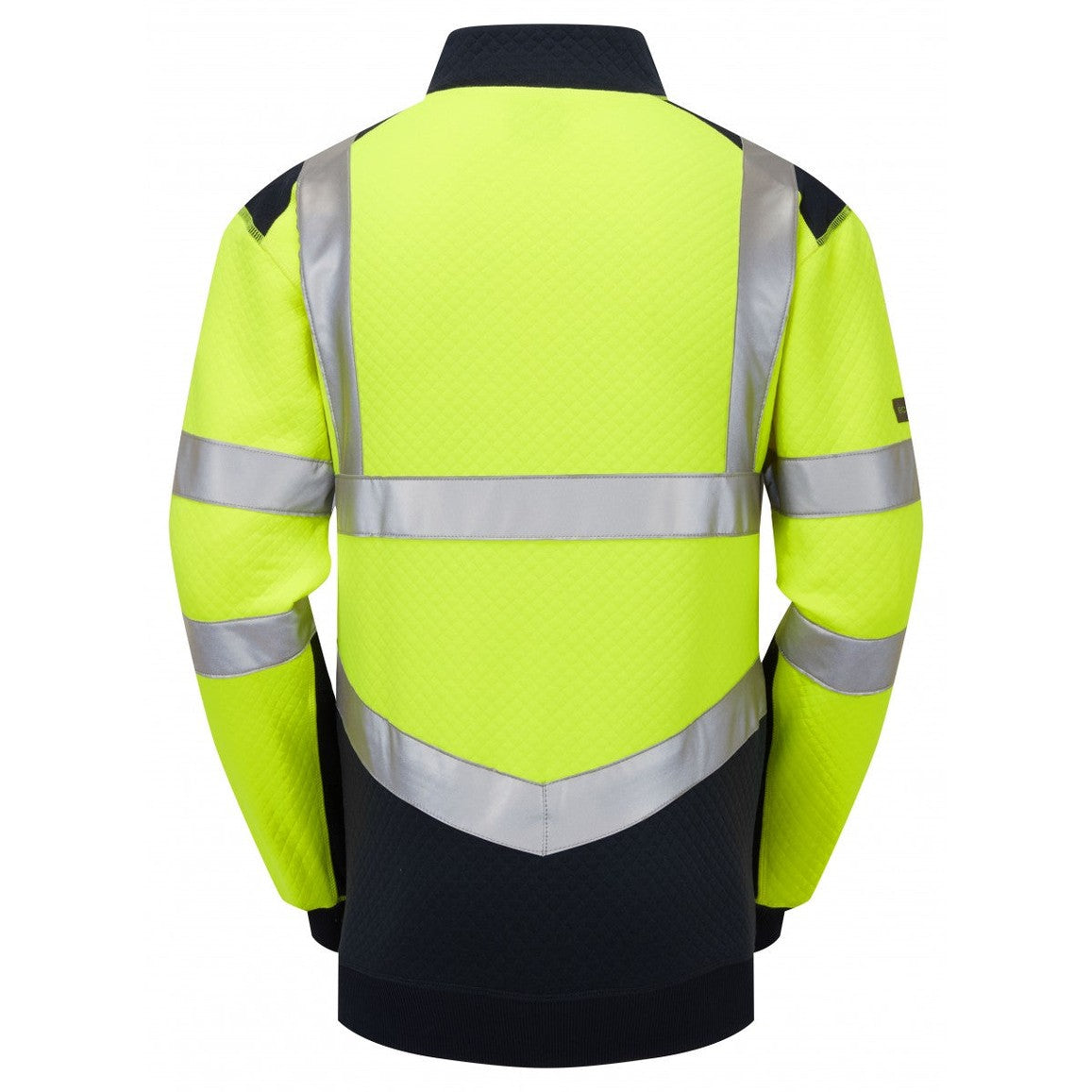 Leo Workwear TAPELEY Leo EcoViz Dual Colour 1/4 Zip Sweatshirt