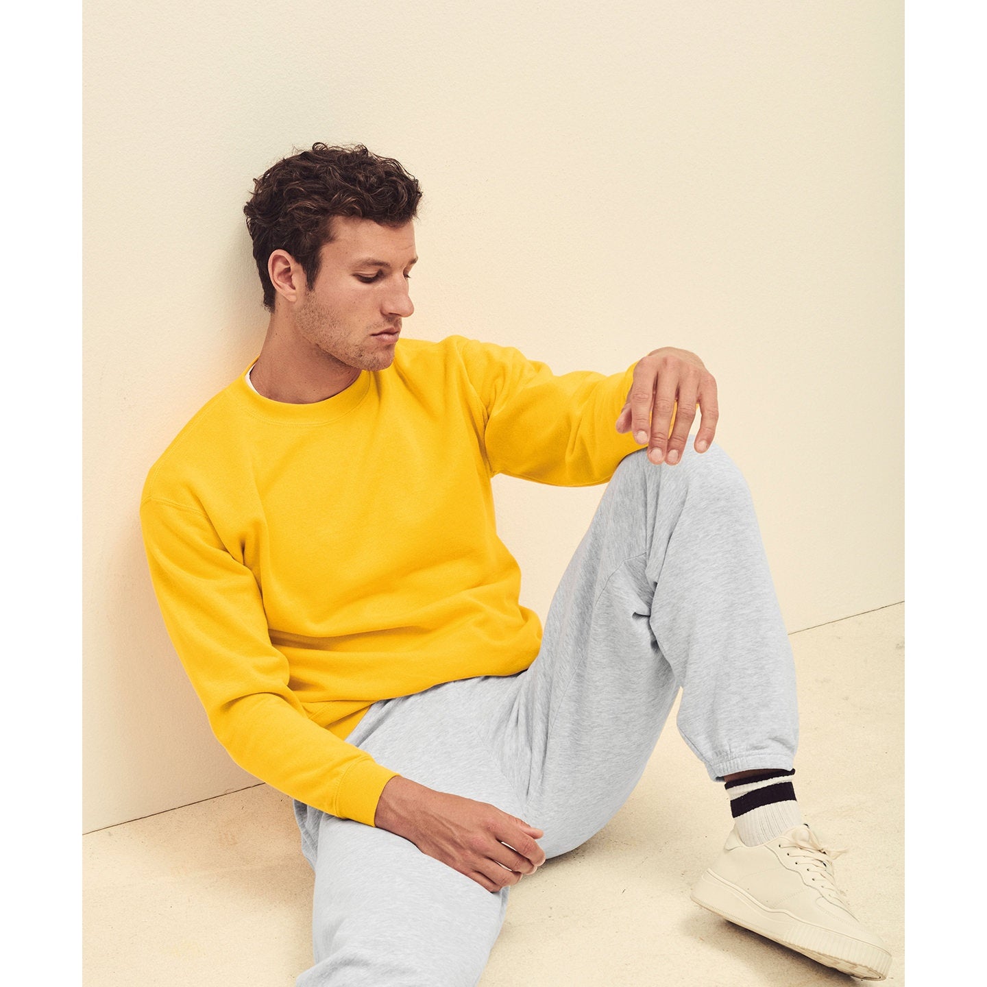 Fruit Of The Loom Classic 80/20 Set-In Sweatshirt - Mineral Blue