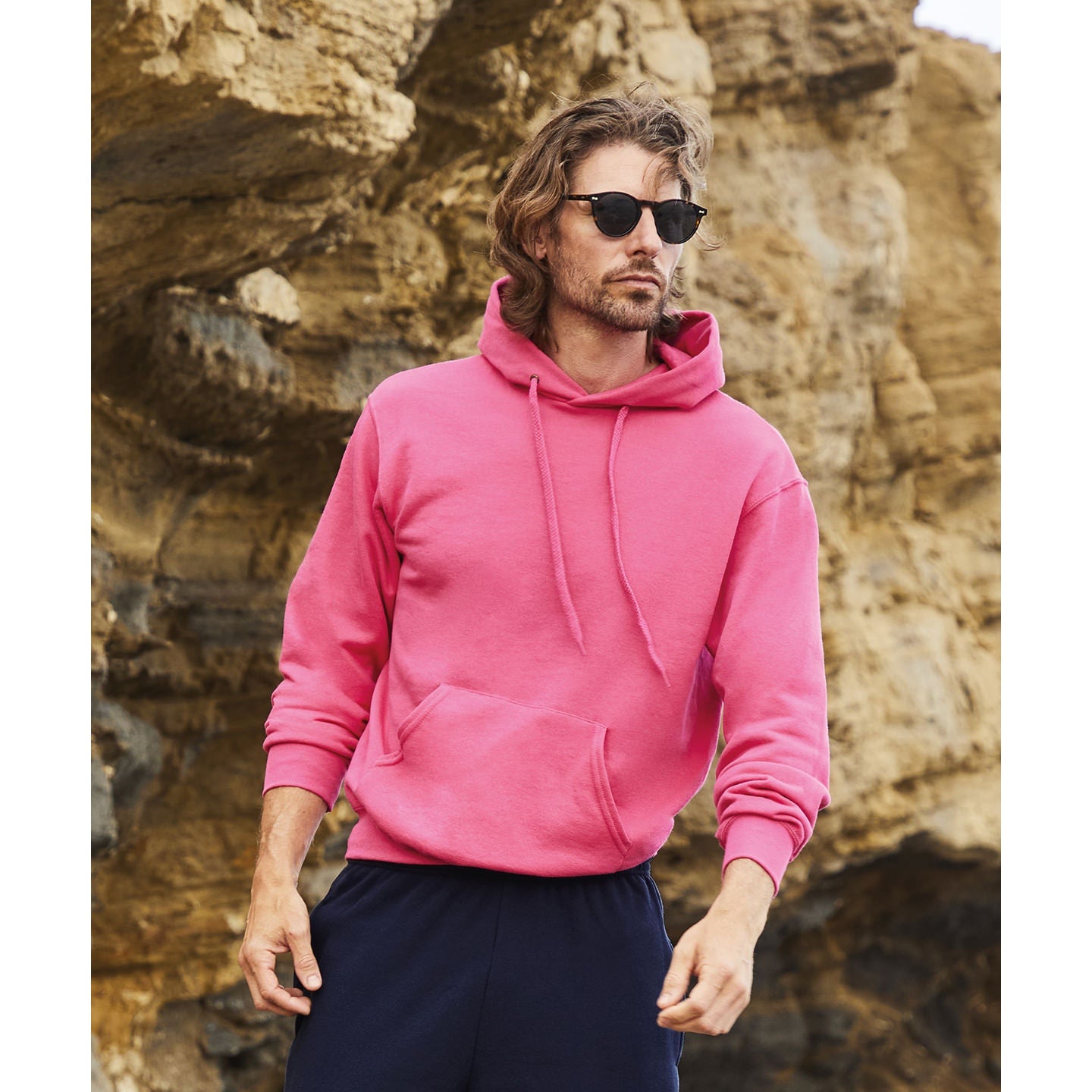 Fruit Of The Loom Classic 80/20 Hooded Sweatshirt - Bottle Green*