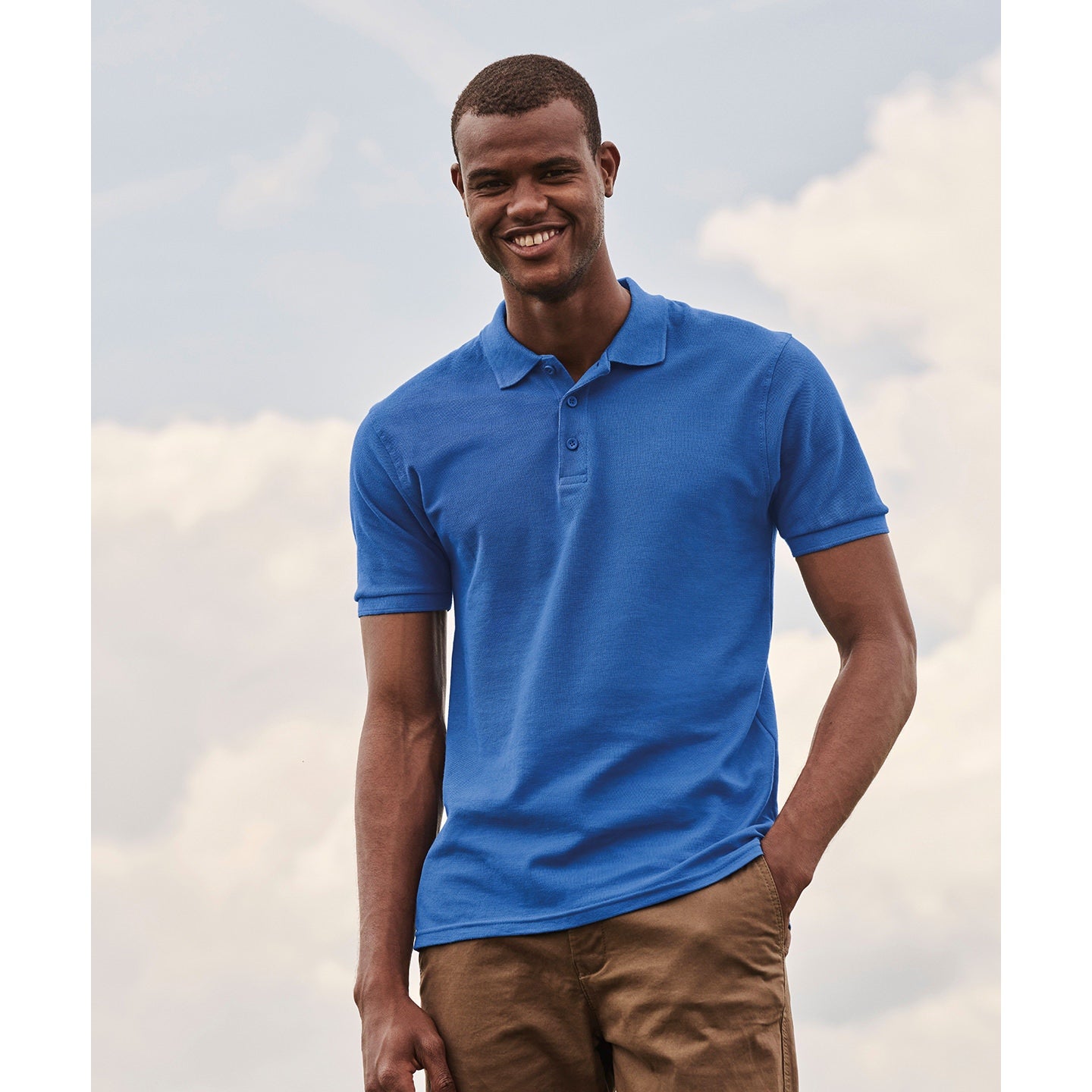 Fruit Of The Loom Premium Polo - Sky Blue