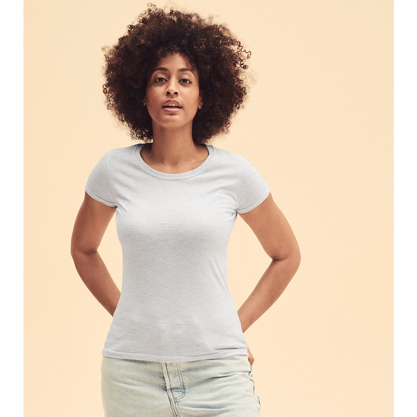 Fruit Of The Loom Women's Iconic 195 Ringspun Premium T-Shirt - Red