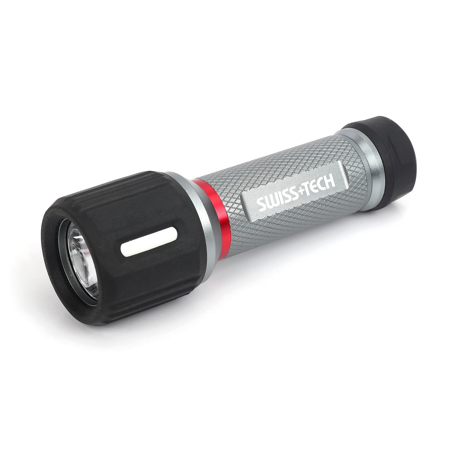 Scruffs Swiss-Tech Drop Proof Aluminium Flashlight - 4 x AAA Heavy Duty LED Torch