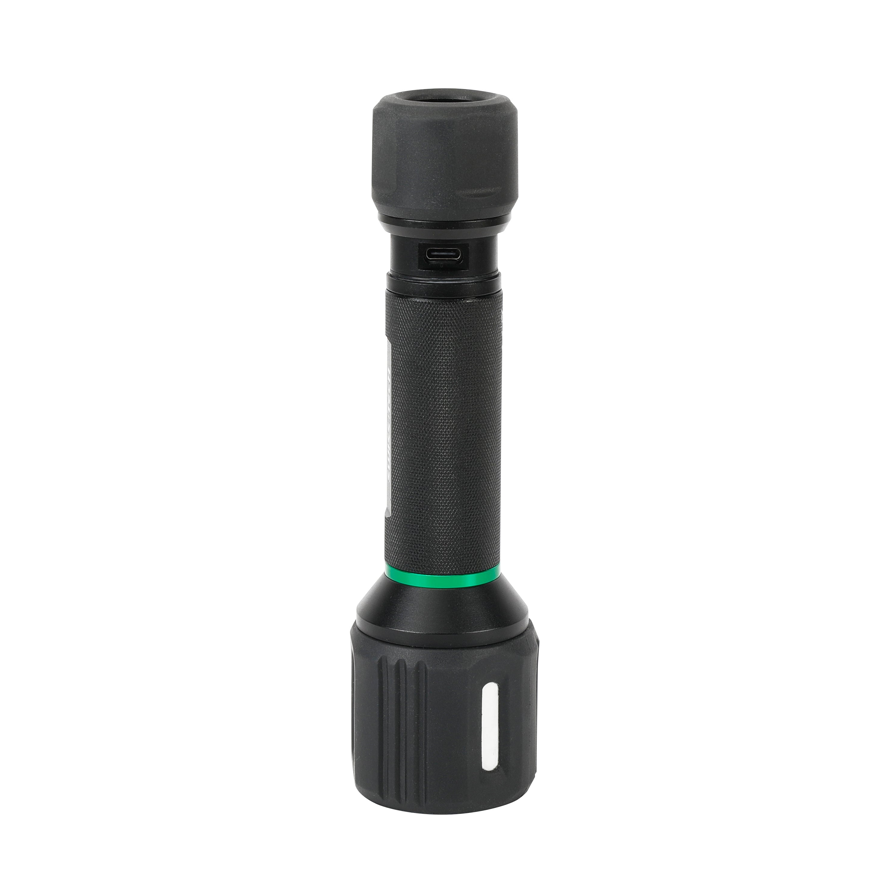Scruffs Swiss-Tech Dual Power Rechargeable LED Flashlight - 400 Lumens - 3 x AAA or 18650 Battery