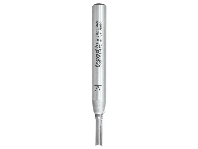 Trend C008 x 1/4 TCT Two Flute Cutter 6.3 x 25.4mm