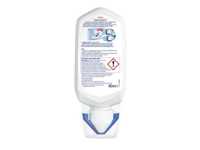UniBond RE-NEW Silicone Sealant White 80ml