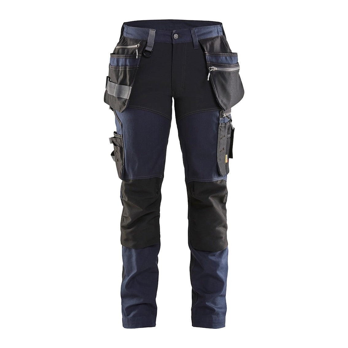 Blaklader Women's Craftsman Trousers with Stretch 7115 #colour_dark-navy-black