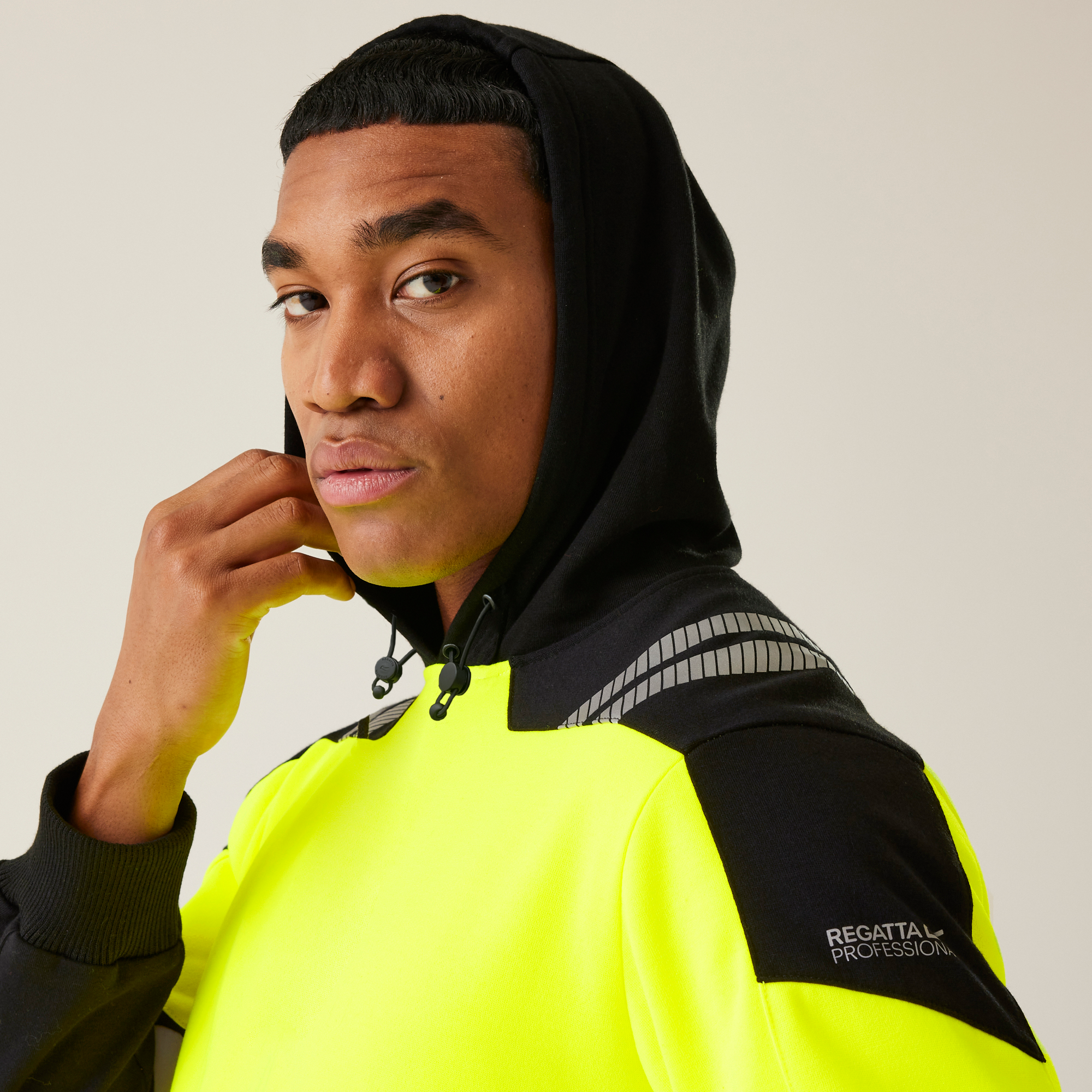 Regatta Professional Mens Hi-Vis X Pro Hoodie - Class 2
