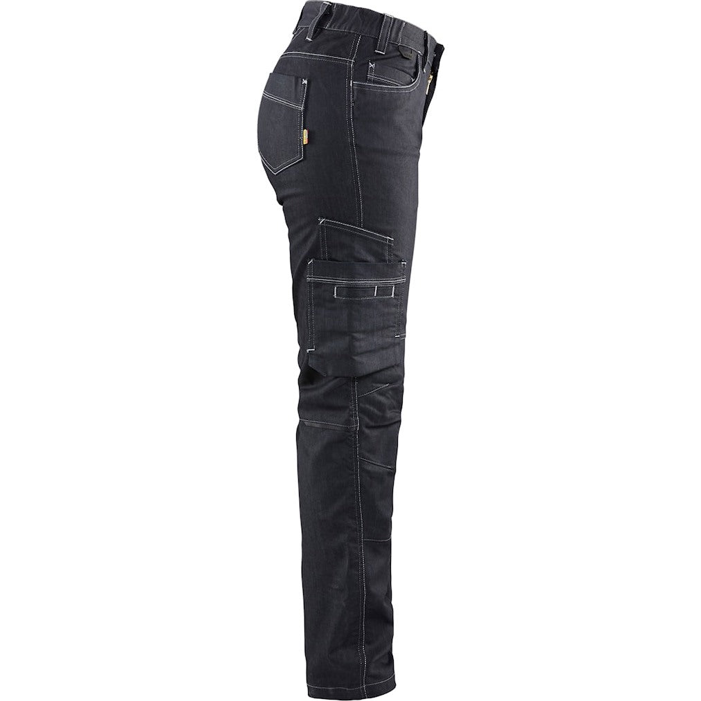 Blaklader Women's Service Trousers Stretch 7140 #colour_navy-blue